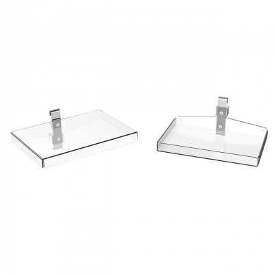 7176 - Transparent plexiglass shelf or tray 